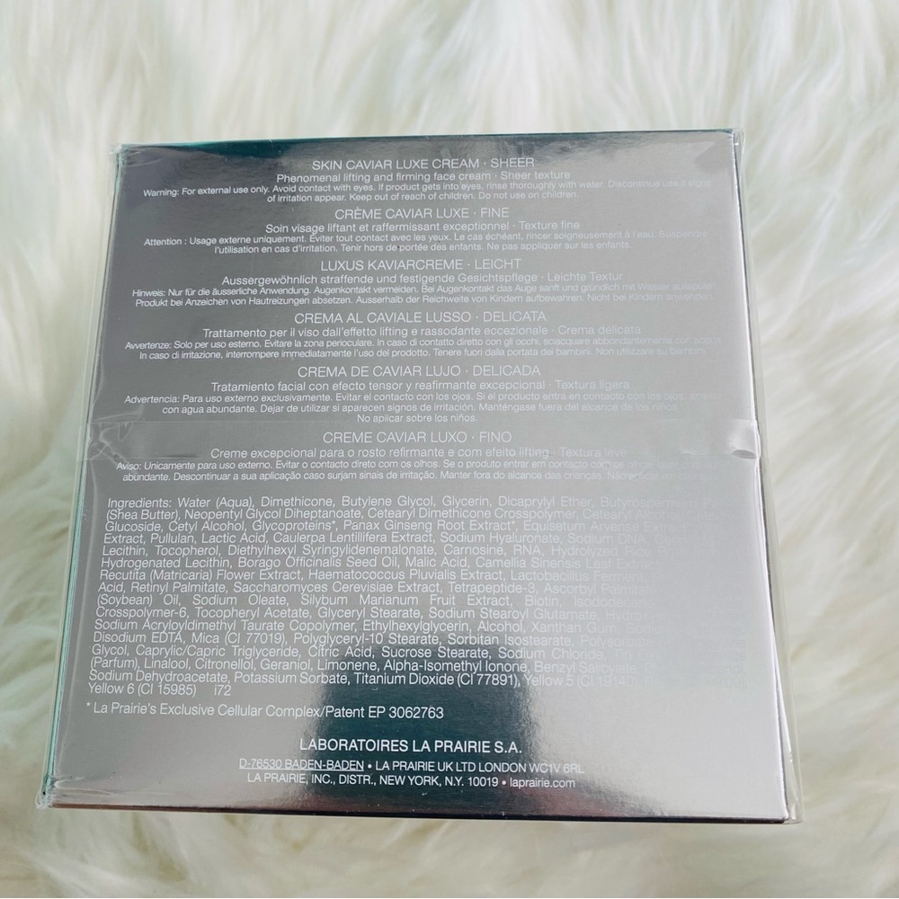 LA PRAIRIE Skin Caviar Luxe Cream Moisturizer 50 ml msrp $600 New 100% Authentic - Picture 10 of 11
